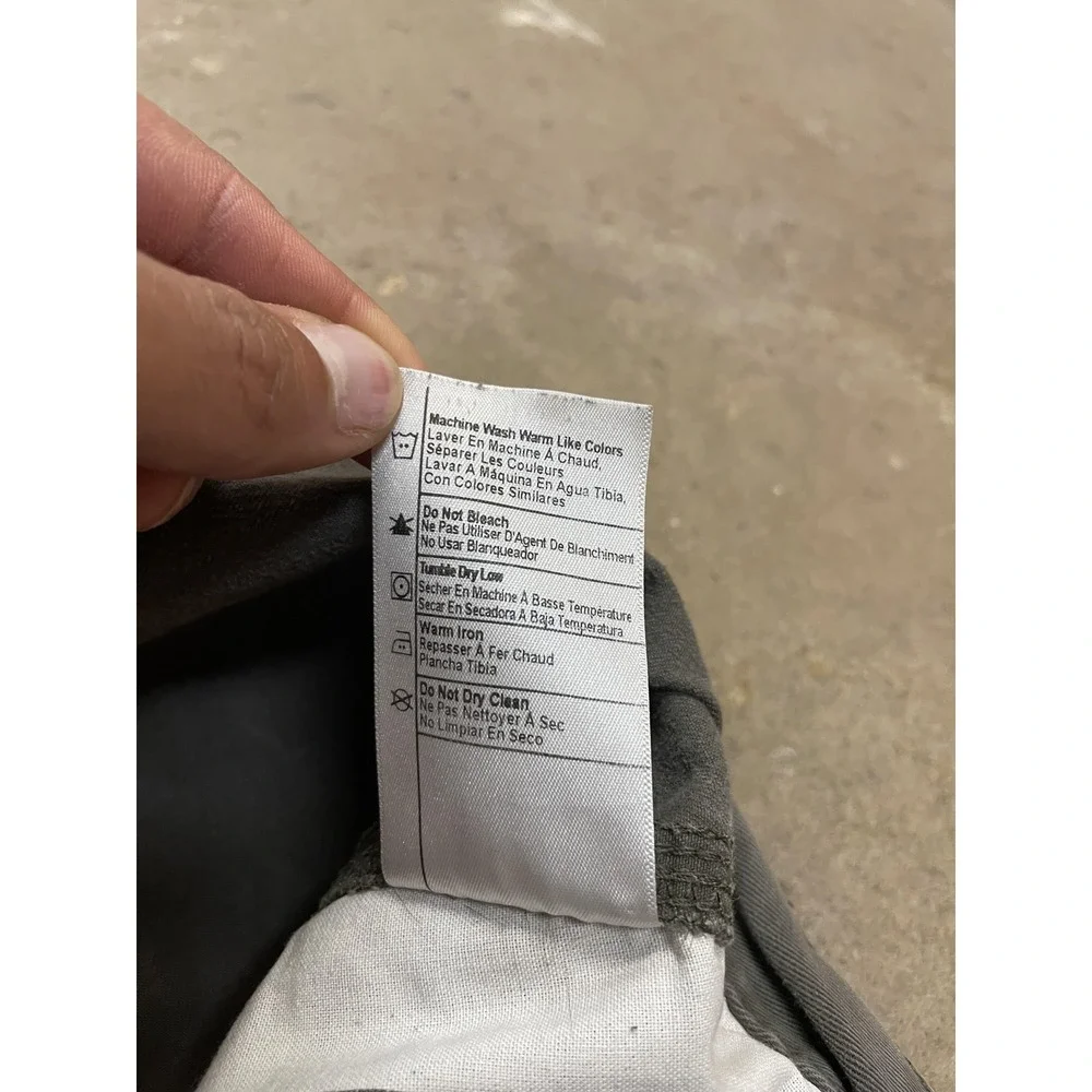 Carhartt Pants Mens 36x30 Gray Relaxed Fit Canvas Carpenter Work B324-DFE‎